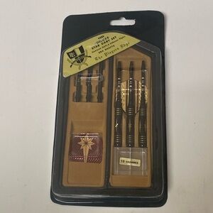 Players Edge Deluxe Star Dart Set Aluminum Shafts 2BA Flights New NWT